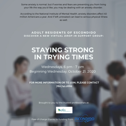 Palomar Family Counseling Service - Group counseling / drop in for Anxiety Management