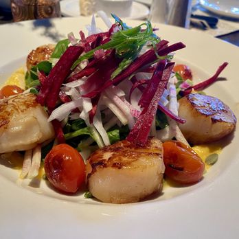 The Depot Restaurant - Scallop salad - New American Near Me - Seaview, Washington The Depot Restaurant - Scallop salad - New American Near Me - Seaview, Washington