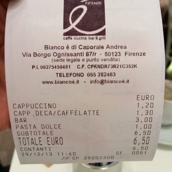 Caffe Bianco - Cafes Near Me - Florence, FI