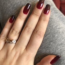 Ombré black to red