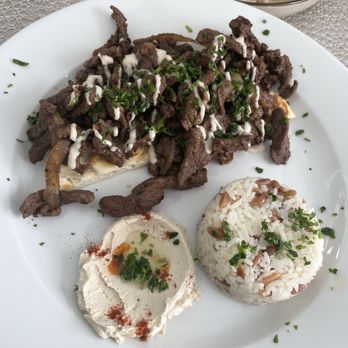 Aslan’s Mediterranean Grill - Beef shawarma plate - Mediterranean Near Me - Chester, California