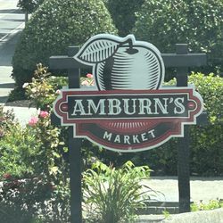 Amburn’s Market - Sign from road
