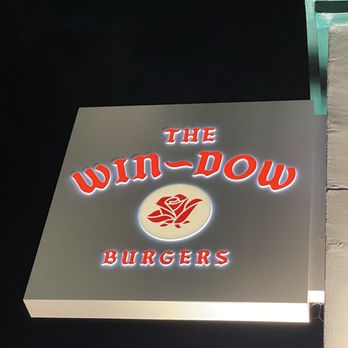 The Win-Dow Long Beach - Sign - Burgers Near Me - Long Beach, California The Win-Dow Long Beach - Sign - Burgers Near Me - Long Beach, California