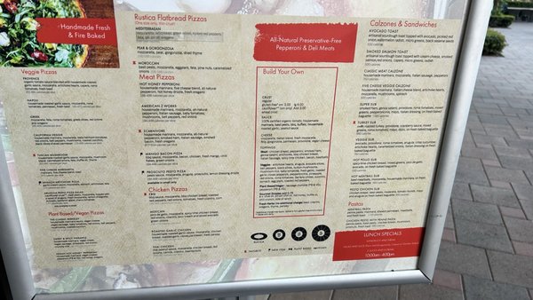 Menu photo 1 Zpizza Newport Beach, CA Menu photo 1 Zpizza Newport Beach, CA