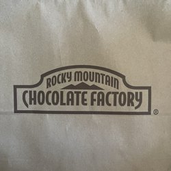 Rocky Mountain Chocolate Factory - Their brown color logo paper bag.