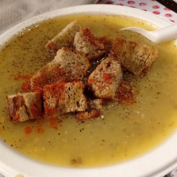 Mercato Centrale - VEGETARIAN:- Potatoes, peppers, chickpeas and oregano soup - Food Court Near Me - Florence, FI Mercato Centrale - VEGETARIAN:- Potatoes, peppers, chickpeas and oregano soup - Food Court Near Me - Florence, FI