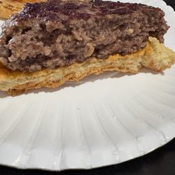 Half of the 1/2 pound burger special