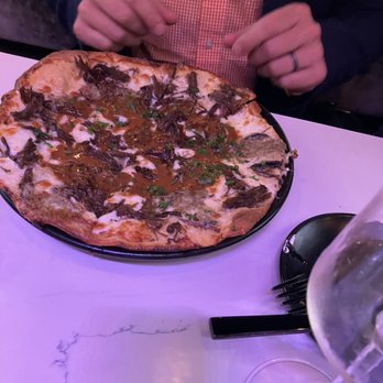 BLK SWAN - Short rib pizza - New American Near Me - Baltimore, Maryland