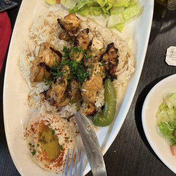 Zadna Grill - Chicken kabob plate - Mediterranean Near Me - Redwood City, California
