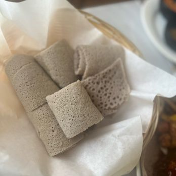 Gojo Ethiopian Restaurant - $1 per basket Additional Injera Regular - Ethiopian Near Me - San Jose, California