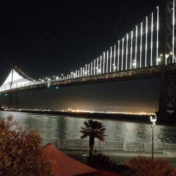 EPIC Steak - The bridge at night - Steakhouses Near Me - San Francisco, California