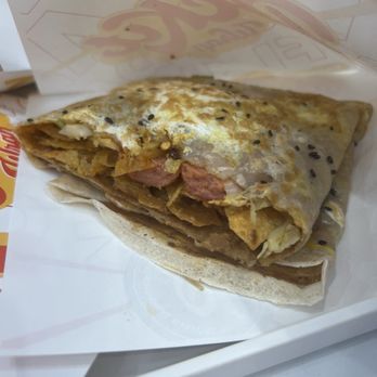 Pockit Crepe Wrap - Pickle and sausage crepe - Wraps Near Me - Diamond Bar, California