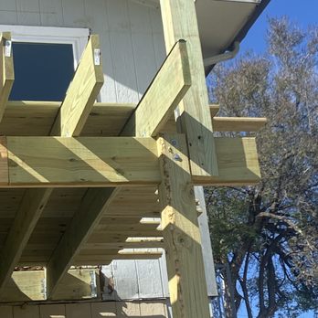 Bliss Remodeling - Off set. Nothing like drawings we paid him for and the material was not suitable to hold the structure - General Contractors Near Me
