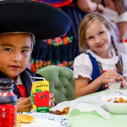 Students celebrating Cultural Heritage Day