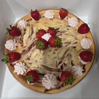 Bite My Delights - Strawberry swirl cheesecake - Bakeries Near Me - Mesa, Arizona Bite My Delights - Strawberry swirl cheesecake - Bakeries Near Me - Mesa, Arizona