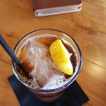 Scotch & Soda - Hand crafted iced cubes in my tea! - American Near Me - Bentonville, Arkansas Scotch & Soda - Hand crafted iced cubes in my tea! - American Near Me - Bentonville, Arkansas