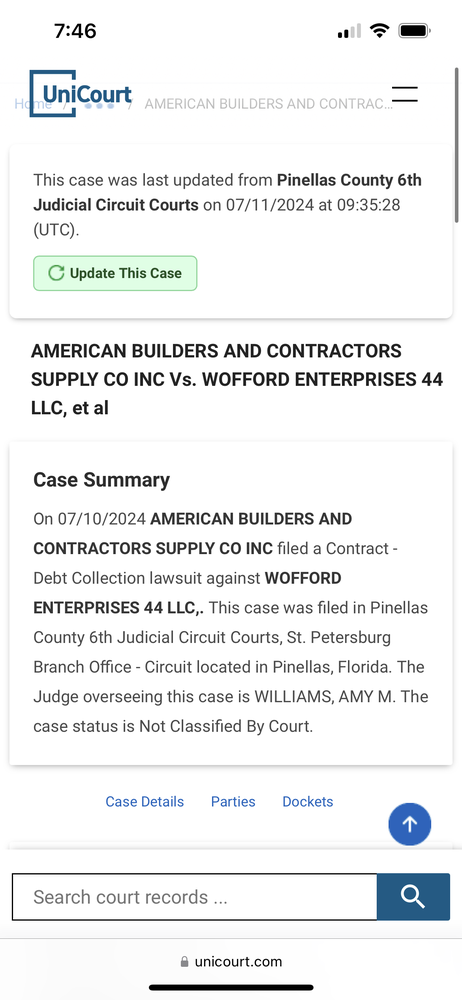 Slide of Wofford Roofing