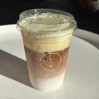 Long Black Coffee - Pistachio Cream Latte - Coffee & Tea Near Me - Fountain Valley, California Long Black Coffee - Pistachio Cream Latte - Coffee & Tea Near Me - Fountain Valley, California