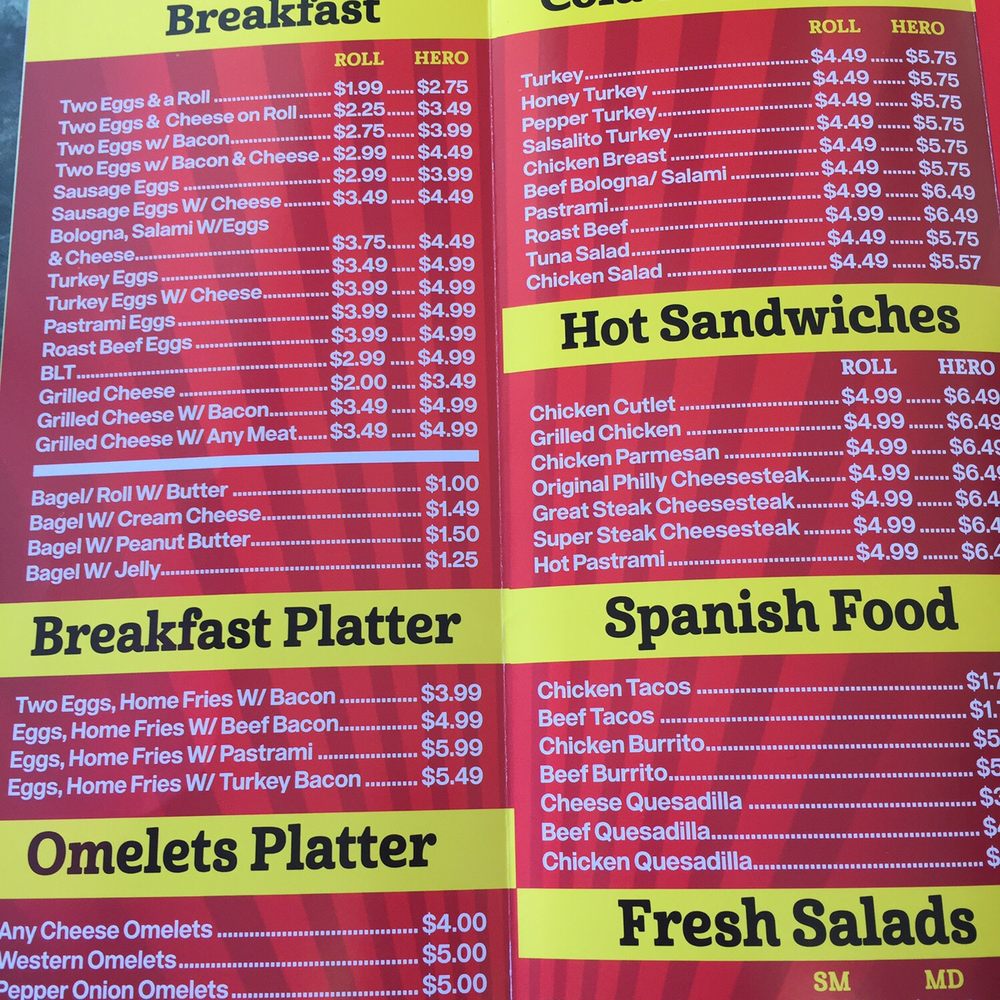Kings 7 - Menu Choices - Delis Near Me - Brooklyn, New York
