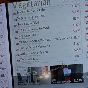 Huong Nam - Vegetarian Menu - Vietnamese Near Me - Kahului, Hawaii Huong Nam - Vegetarian Menu - Vietnamese Near Me - Kahului, Hawaii