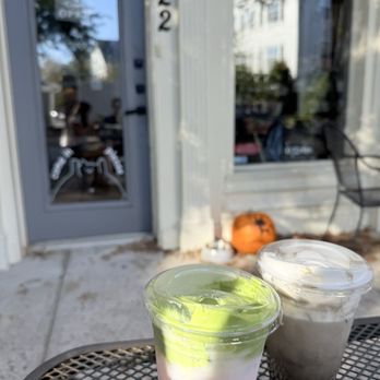 Neko Nook - Strawberry matcha latte and black sesame latte - Cafes Near Me - Gaithersburg, Maryland Neko Nook - Strawberry matcha latte and black sesame latte - Cafes Near Me - Gaithersburg, Maryland