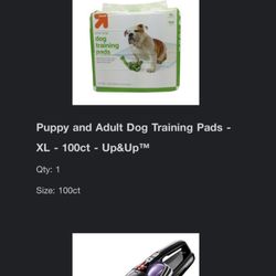 Target - Ordered doggie pads and pet hair vacuum to get all the hair of my stuff.