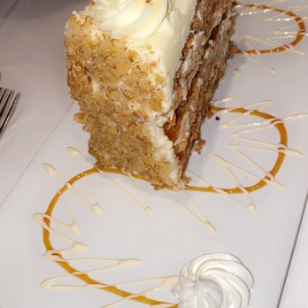 Andiamo - Carrot cake! Yummy and not overly sweet like traditional carrot cakes! Definitely worth trying. - Italian Near Me - Warren, Michigan