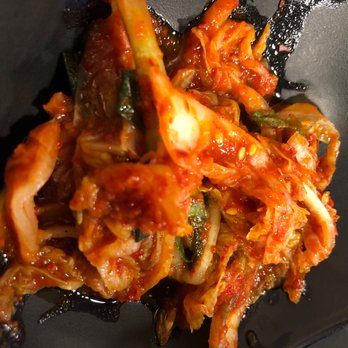Busan DaeJee Gukbap - The Napa cabbage kimchi. Again, not too spicy, but it was spicier than the radish. I nice addition to the sweet Bulgogi. - Korean Near Me - Duluth, Georgia