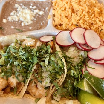 Chiles Mexican Restaurant - Shrimp taco platter. - Mexican Near Me - Tampa, Florida Chiles Mexican Restaurant - Shrimp taco platter. - Mexican Near Me - Tampa, Florida