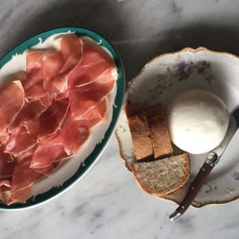 Famiglia Baldassarre - Crudo (24-month) Fior di latte (complimentary bread) - Italian Near Me - Toronto, Ontario Famiglia Baldassarre - Crudo (24-month) Fior di latte (complimentary bread) - Italian Near Me - Toronto, Ontario