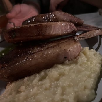 Terra - The star of the show!!!! Lamb chops with salsa verde and mashed potatoes - Italian Near Me - Santa Clara, California