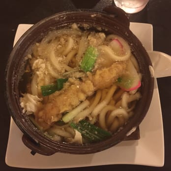 Yamato - Nabeyaki udon. Yummy broth and served traditionally in a clay pot. - Japanese Near Me - Tucson, Arizona Yamato - Nabeyaki udon. Yummy broth and served traditionally in a clay pot. - Japanese Near Me - Tucson, Arizona