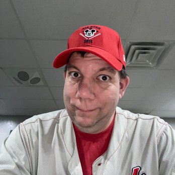 V & H Recreation - a man in a baseball uniform - Restaurants Near Me - Breese, Illinois