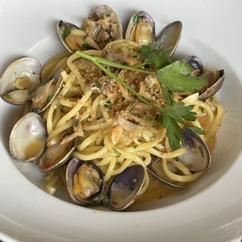 Alessandro's Italian - BUCATINI & CLAMS manila clams, Calabrian chili, parsley, extra virgin, oreganata - Italian Near Me - Manhasset, New York