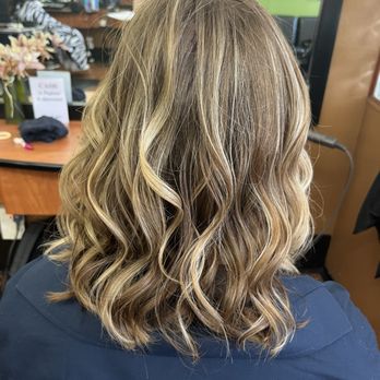 Salon One - Fine long hair with chunky highlights (and keratin). - Hair Salons Near Me - Alameda, California Salon One - Fine long hair with chunky highlights (and keratin). - Hair Salons Near Me - Alameda, California
