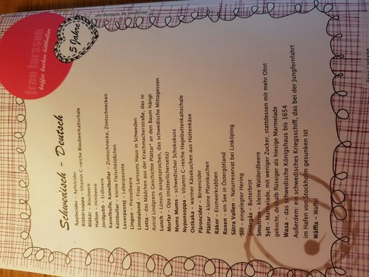 Menu photo 1 Frau Larsson Hamburg, HH