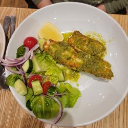 Tailend Restaurant and Fish Bar - Monkfish with pesto sauce