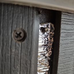 Broken screw imbedded in spa.