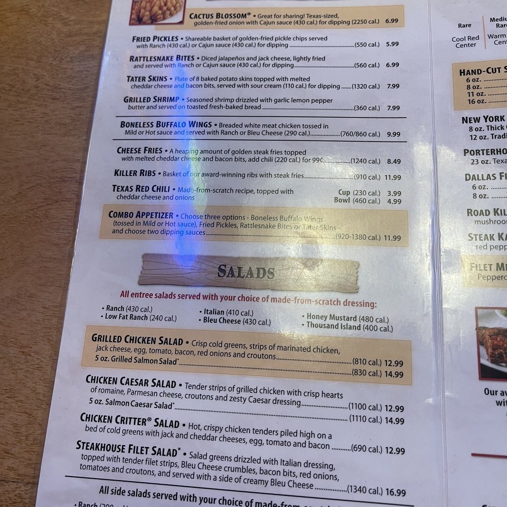 Texas Roadhouse - Menu - Steakhouses Near Me - Austin, Texas Texas Roadhouse - Menu - Steakhouses Near Me - Austin, Texas