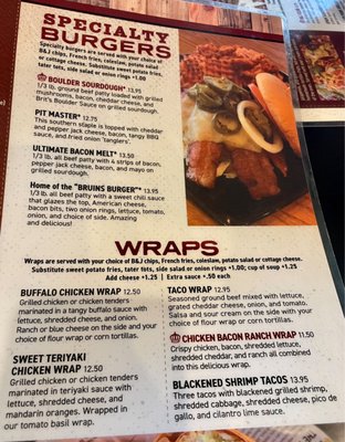 Menu photo 1 B & J Bar and Grill Austin, MN