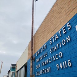 US Post Office - Should be raised as soon after sunrise as practicable and lowered at the time of closing or no later than sunset.