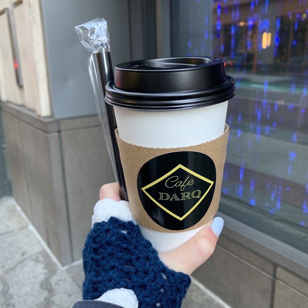 Cafe Darq - Hot taro milk tea - Asian Fusion Near Me - Boston, Massachusetts Cafe Darq - Hot taro milk tea - Asian Fusion Near Me - Boston, Massachusetts