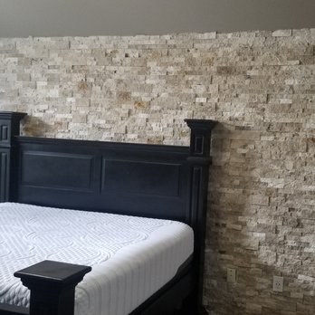 Dove Construction and Home Improvement - Stone Wall in Master bedroom - General Contractors Near Me Dove Construction and Home Improvement - Stone Wall in Master bedroom - General Contractors Near Me