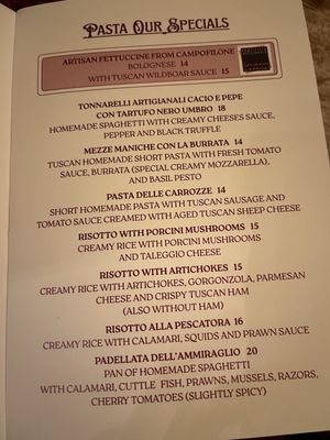 Menu photo 4 Le Antiche Carrozze Florence, FI Menu photo 4 Le Antiche Carrozze Florence, FI