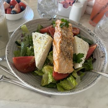 Capri Restaurant & Bar - Greek salad with salmon - Coffee & Tea Near Me - Las Vegas, Nevada Capri Restaurant & Bar - Greek salad with salmon - Coffee & Tea Near Me - Las Vegas, Nevada