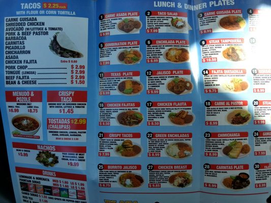 Menu photo 7 El Norteno Express  New Braunfels, TX