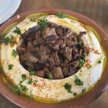 Sofra Grill - Hummus W/ Steak - Mediterranean Near Me - South San Francisco, California
