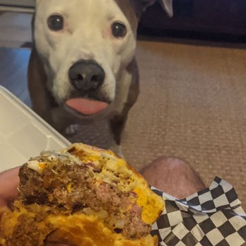 Lib’s Diner - Double Smash Burger and Sweet Potato Tots - Food Trucks Near Me