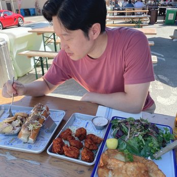 Wursthall - The side salads were the best items in this spread, imo. - German Near Me - San Mateo, California Wursthall - The side salads were the best items in this spread, imo. - German Near Me - San Mateo, California
