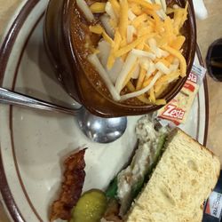 Valley Dairy Restaurant - Soup and 1/2 Chicken Pecan Sandwich